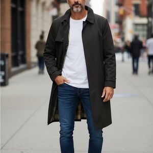 London Fog Trench with Removable Liner – Timeless & Chic✨ Size Large